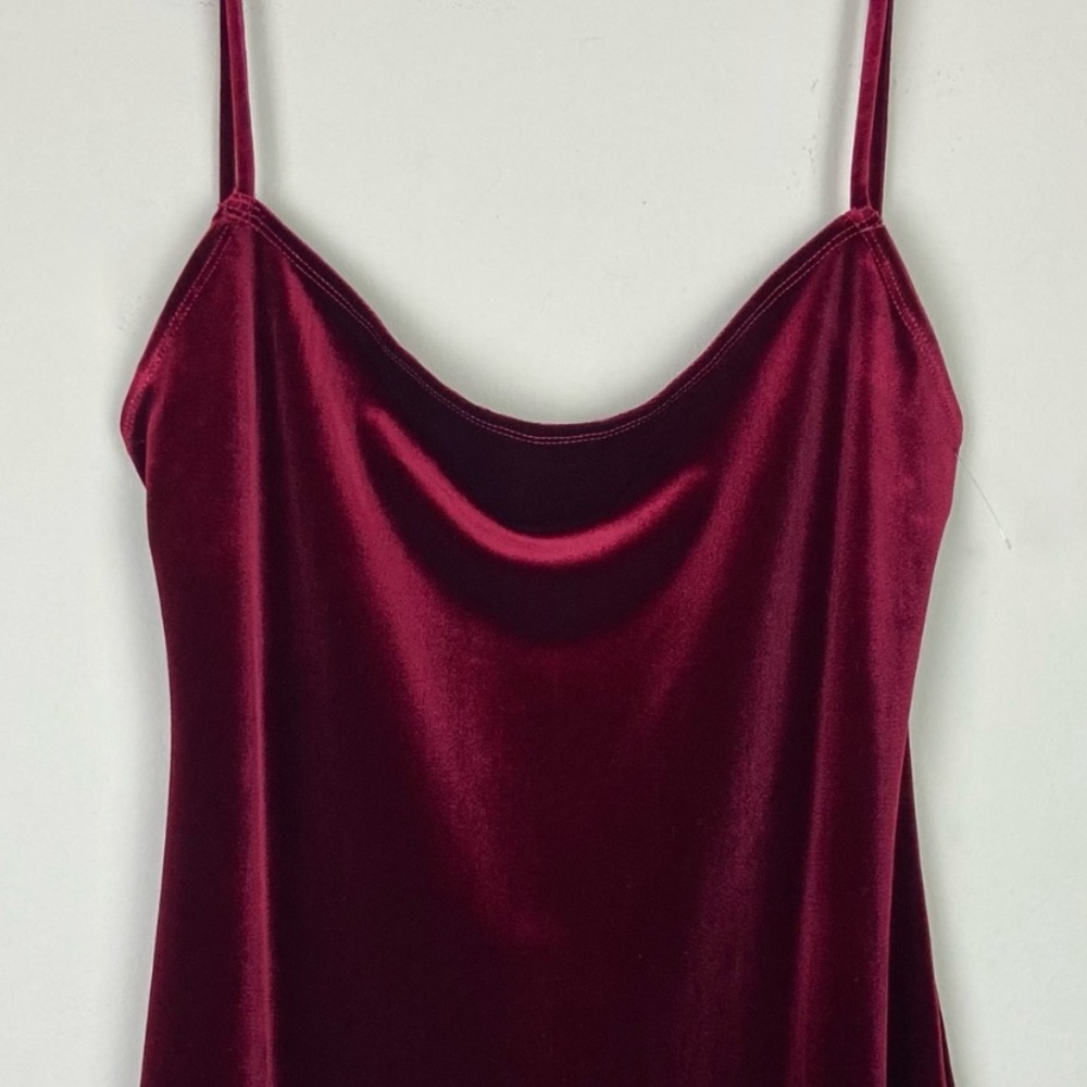 Reformation Merel Chianti Velvet  Whimsigoth Dress Stretch Size XL - Picture 8 of 11